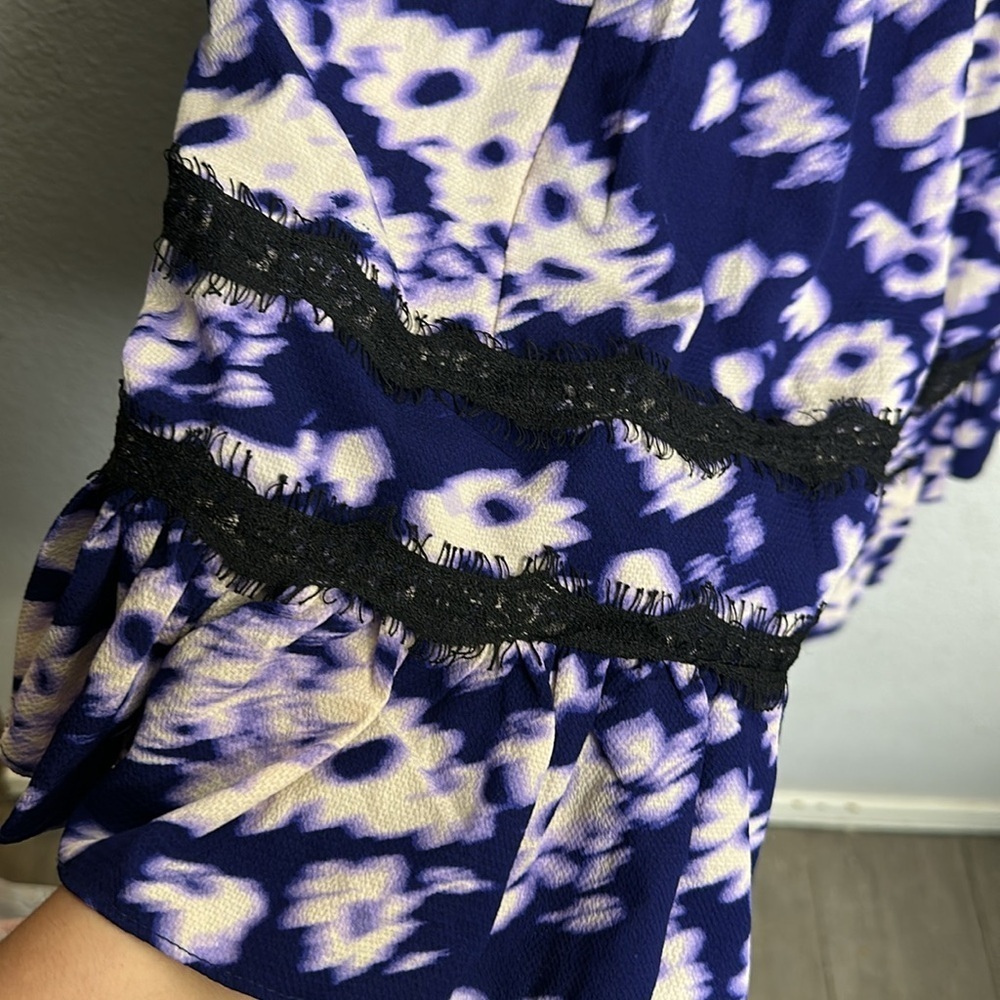 Urban Outfitters Eliana Mini Short Babydoll Dress Womens Medium - Picture 7 of 14
